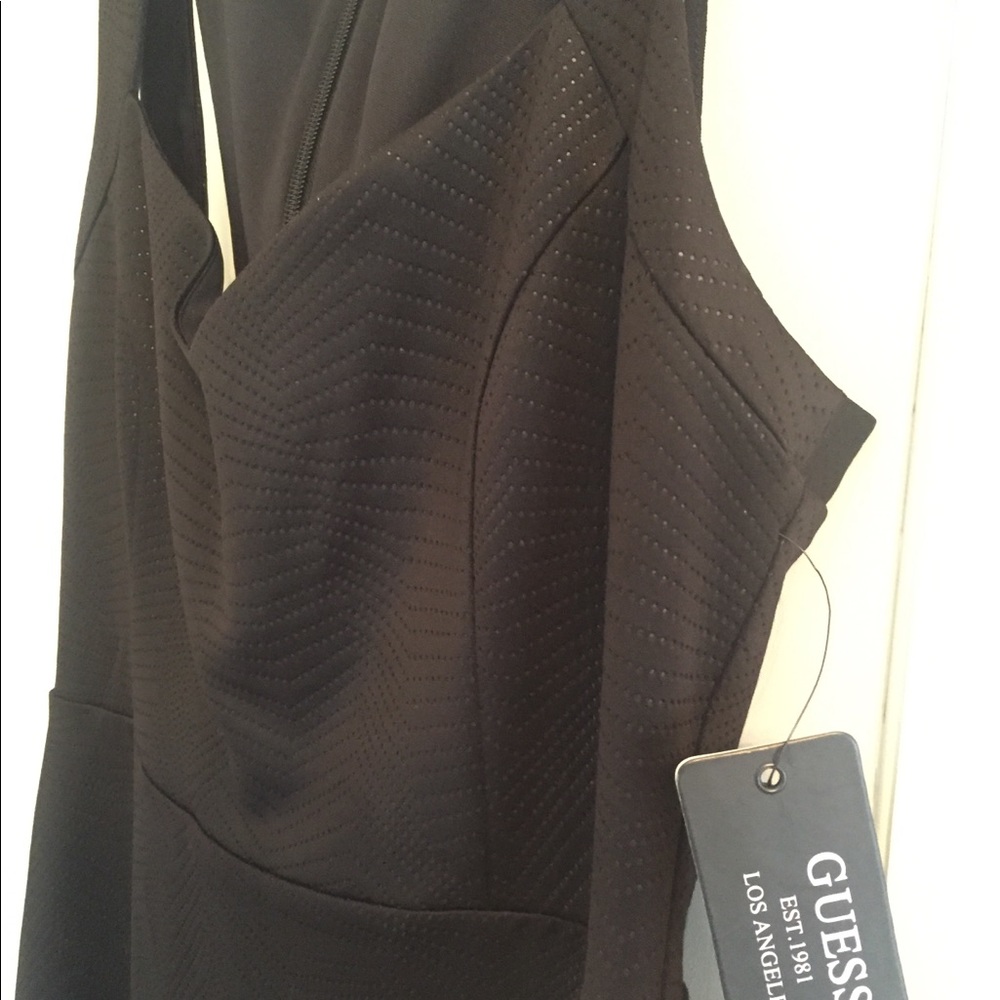 Textured Guess dress with back cutouts